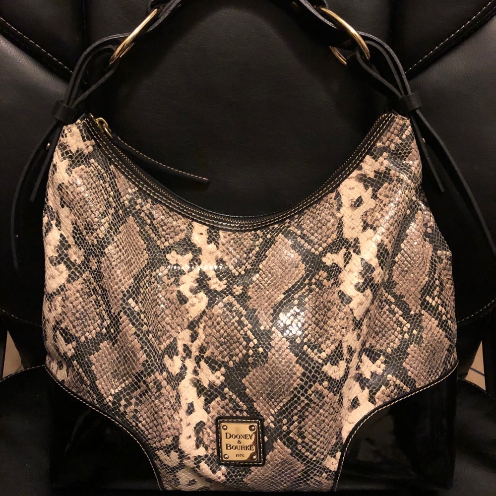 Snake print Dooney and Bourke